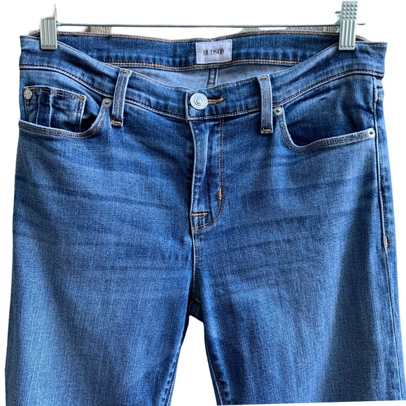 Hudson Tally Deep Cuff Crop Skinny Jeans 29 - Picture 9 of 16